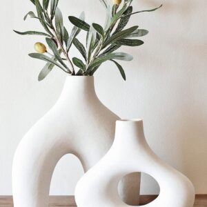 Sculpturale Vazen – Set van 2
